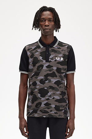 A BATHING APE® Bape Printed Polo