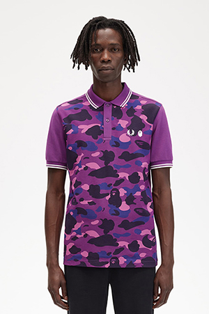 A BATHING APE® Bape Printed Polo